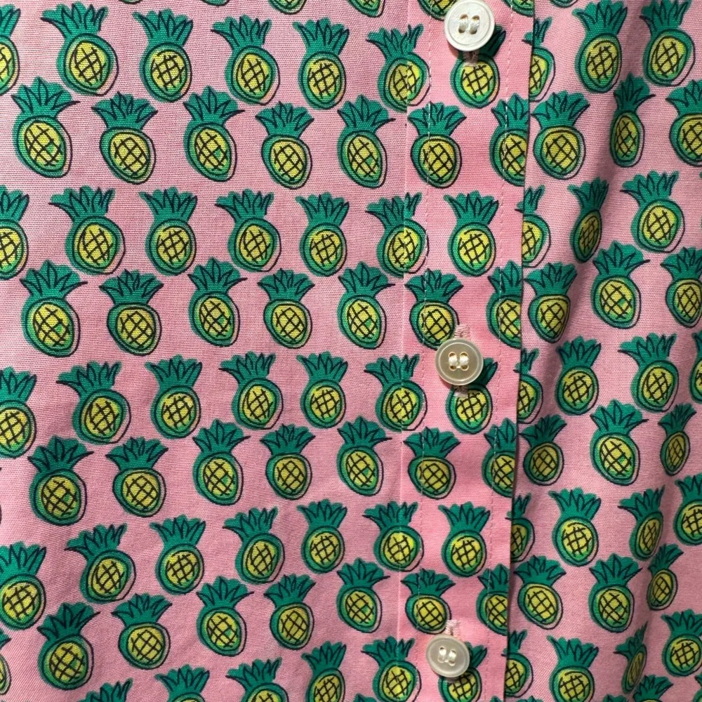 Women’s Talbots Scalloped Pineapple Top Size 4 - Picture 3 of 10